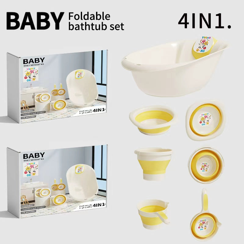 BABY BATH TUB SET 4 IN 1