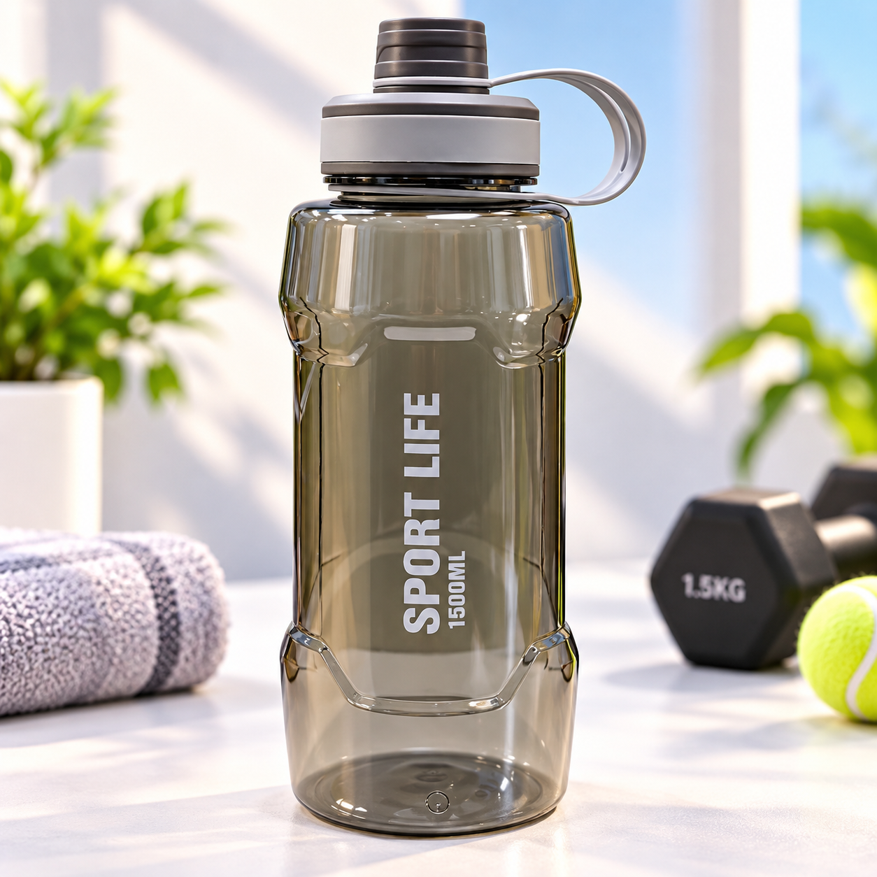 PLASTIC WATER BOTTEL 1500ML SPORTS LIFE