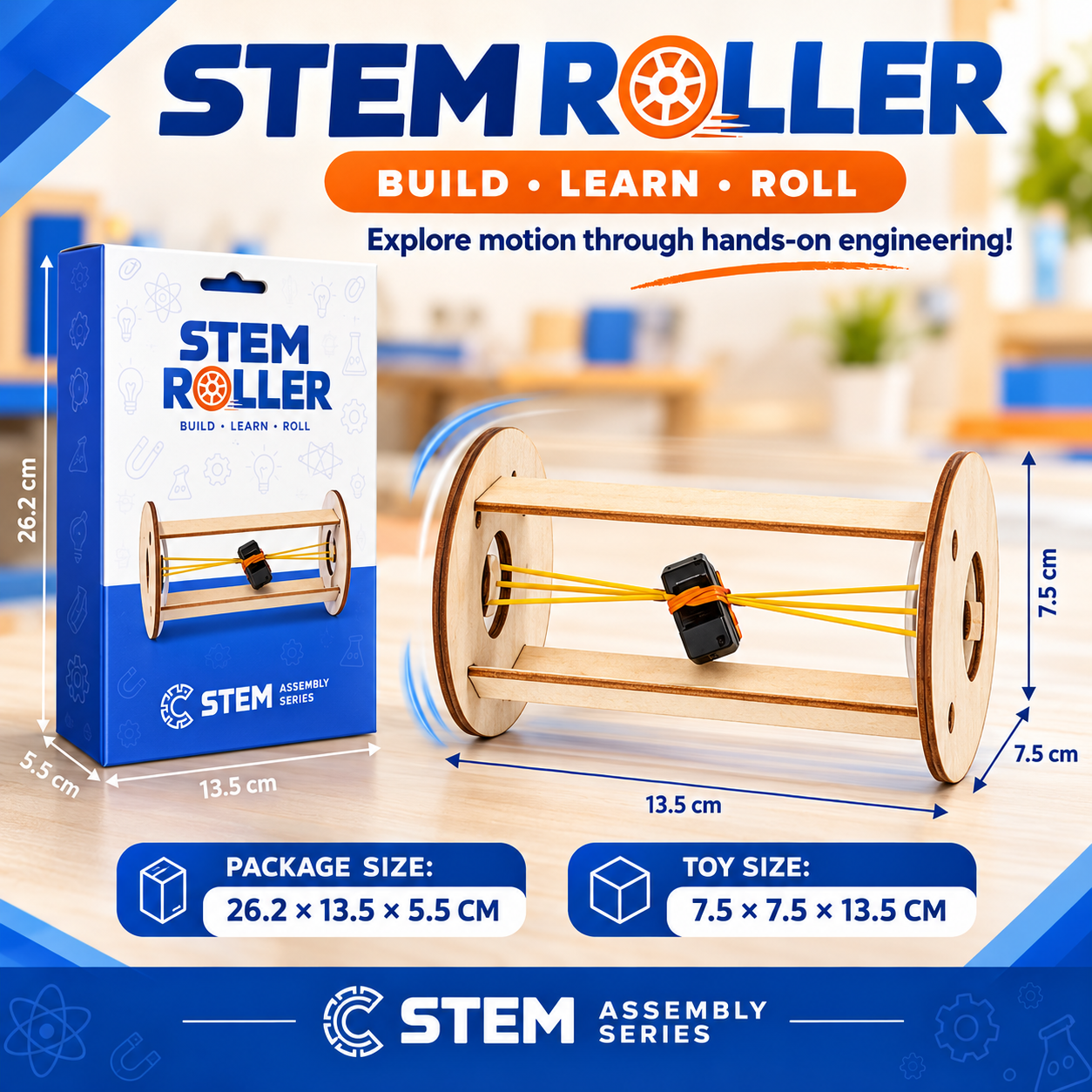 DIY STEM Roller Toy