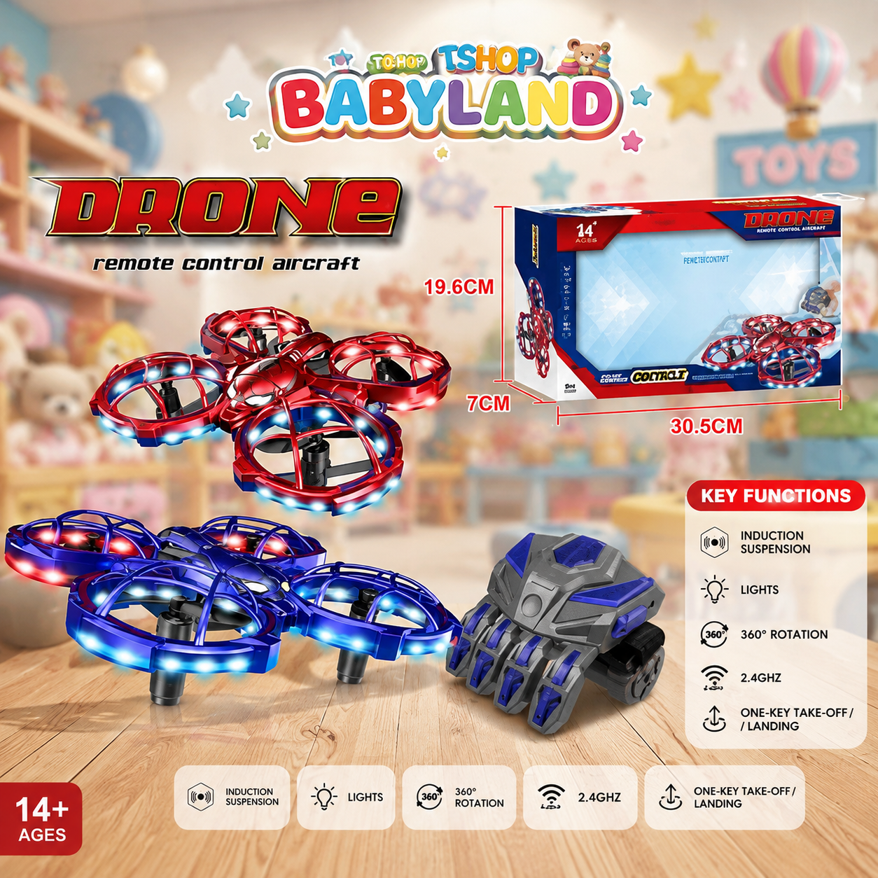 SPIDER DRONE R/C NEW STYLE