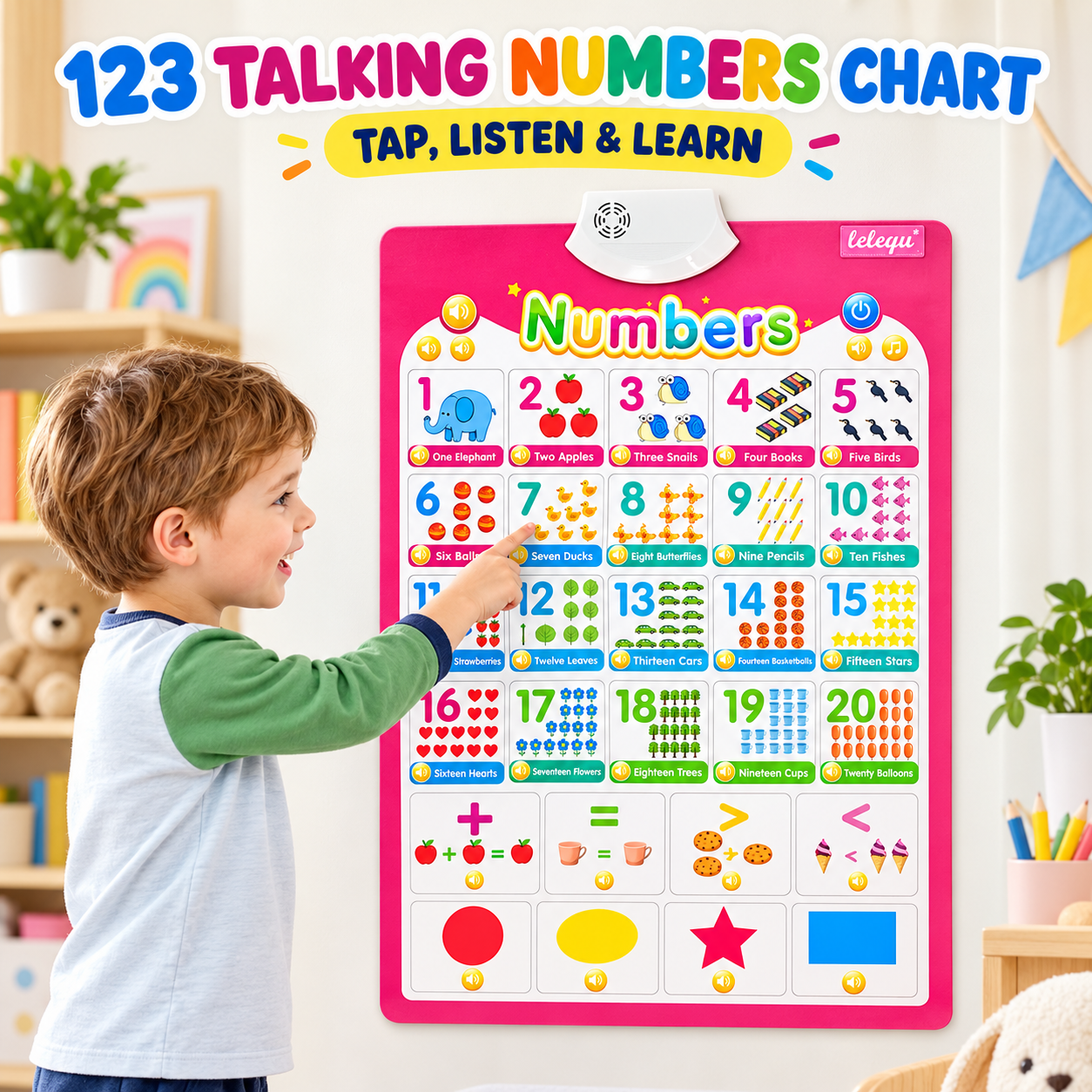 123 TALKING NUMBERS CHART