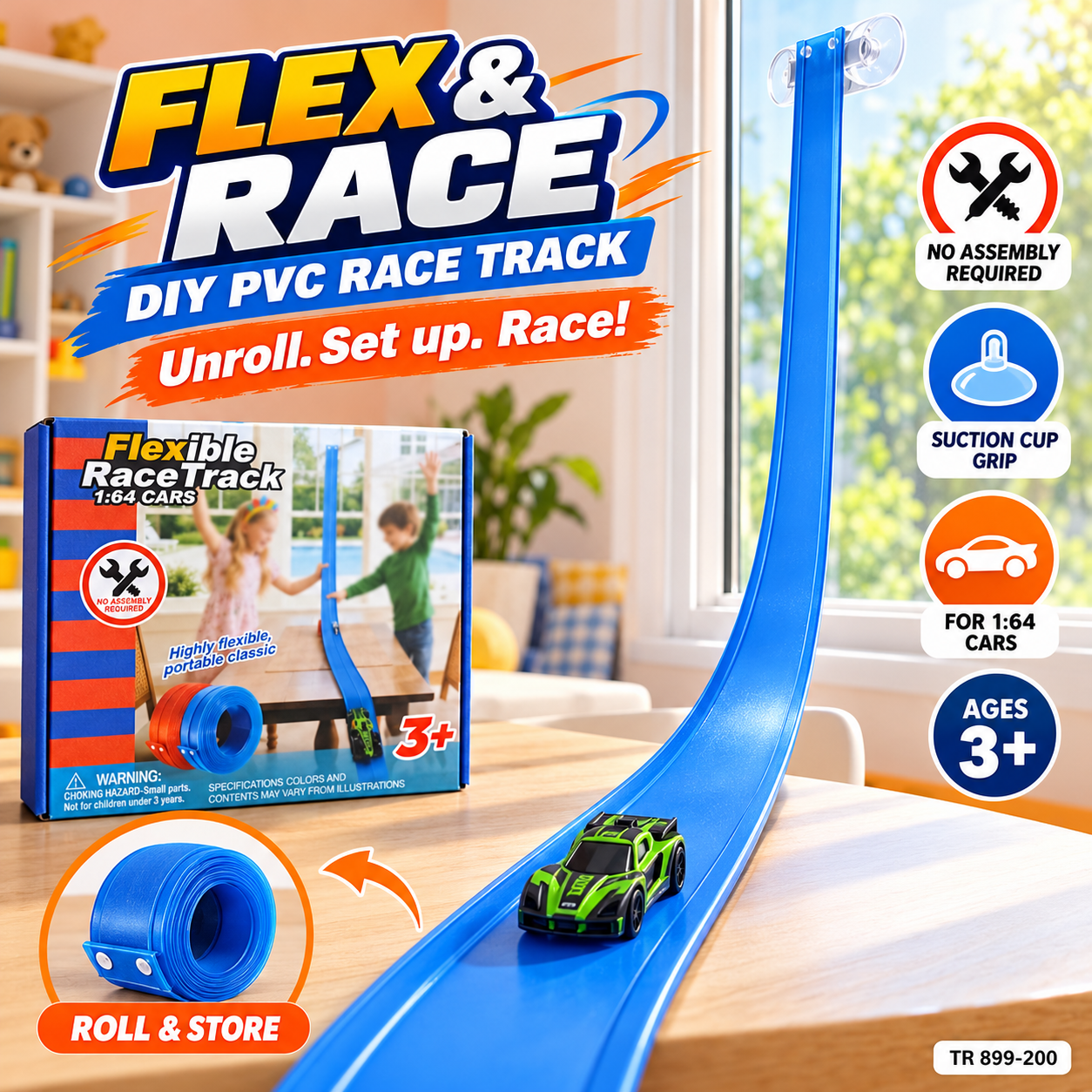 FLEX & RACE – DIY PVC RACE TRACK