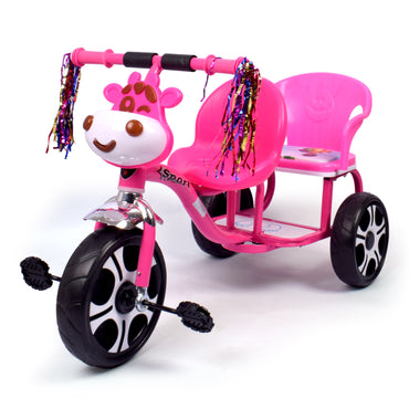 2 Kids Pink Tricycle
