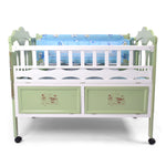 Junior Wooden Baby Cot with Drawer BC-28MC