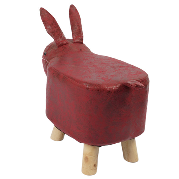 Soft Rabbit Wooden Animal Stool
