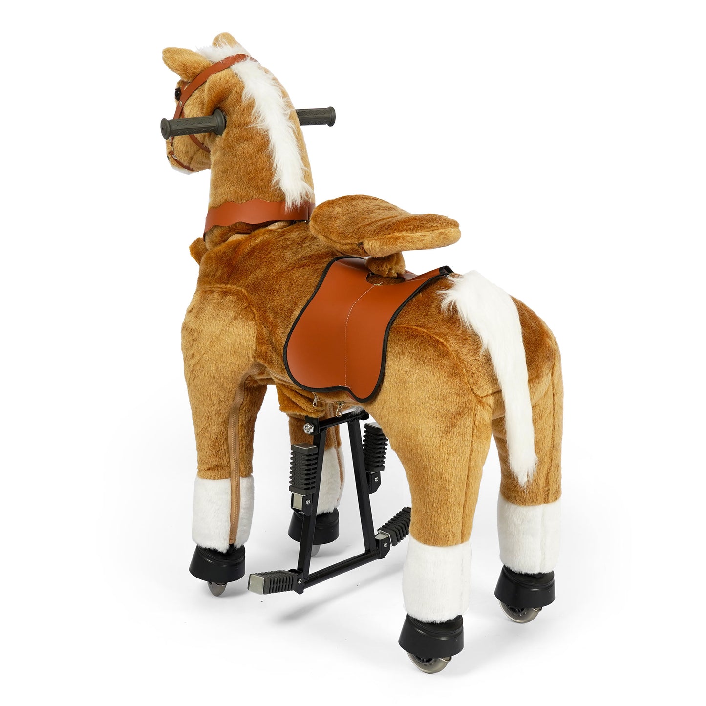 Traditional Rocking Horse RH-2012-2BROWN L-26" W-15" H-36"