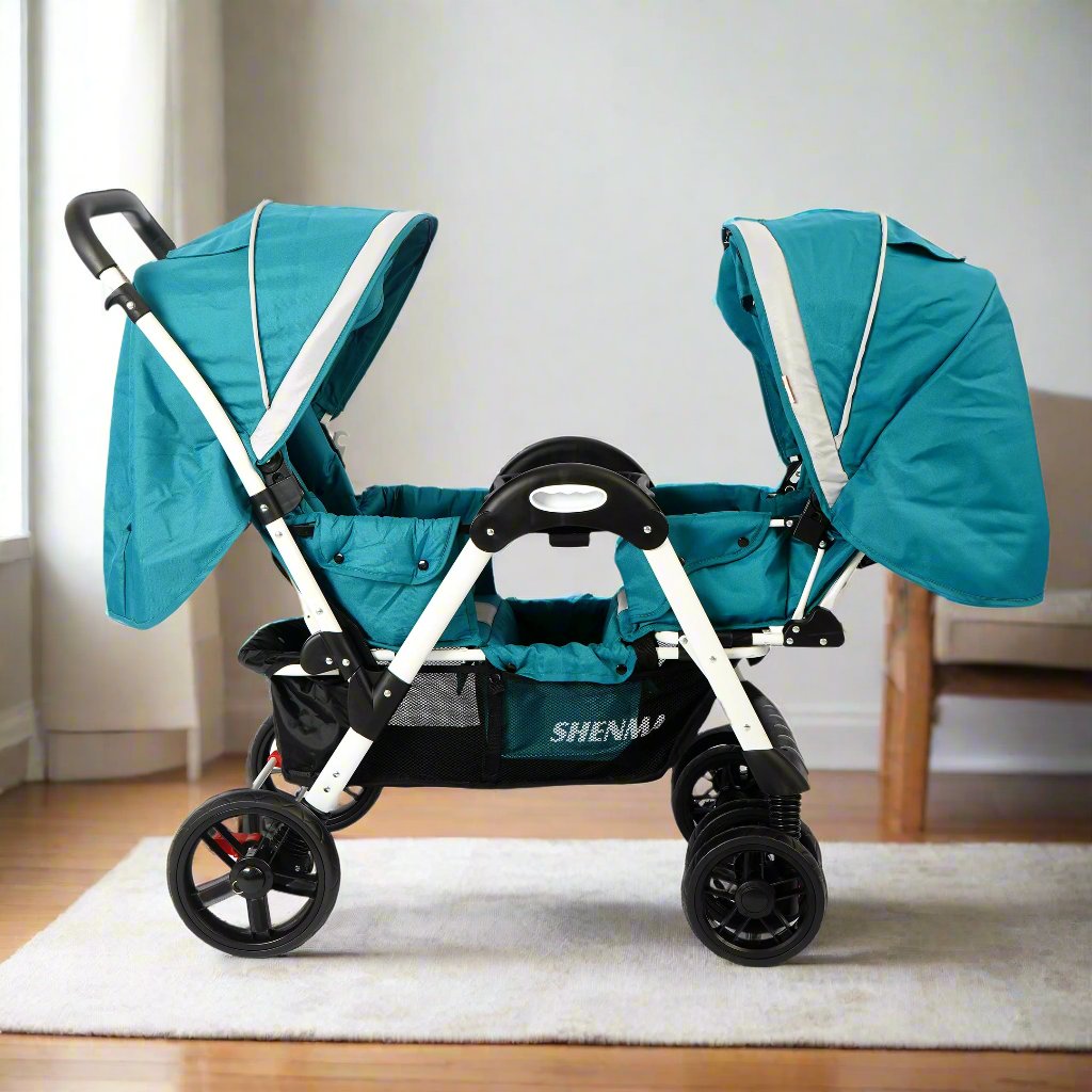 Double Stroller Stroller That Faces You Twin Face To Face Baby