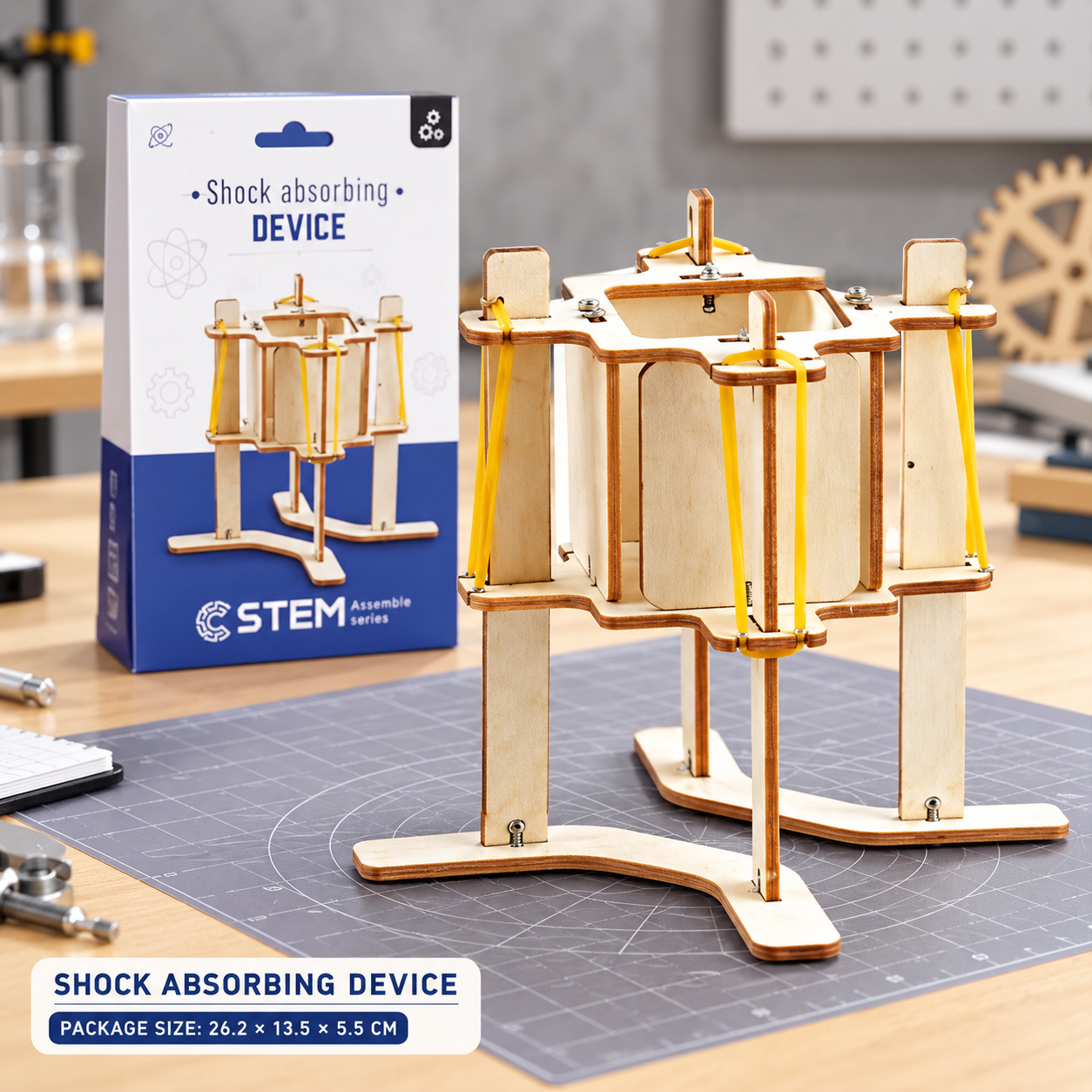 Shock Absorbing Device STEM Toy