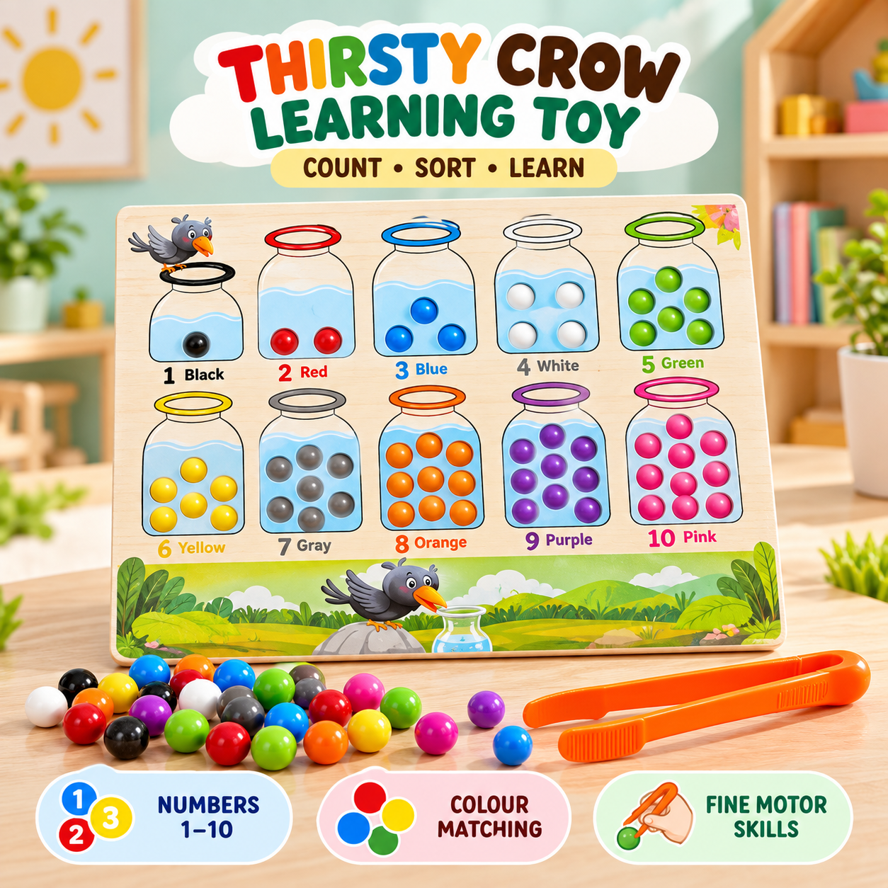 Thirsty Crow Learning Toy