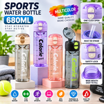 PLASTIC WATER BOTTLE 680ML