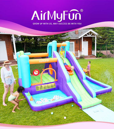 INF SLIDE JUMPER & POOL D-17ft W-13ft H-7ft.8