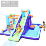 INF SLIDE JUMPER & POOL D-17ft W-13ft H-7ft.8