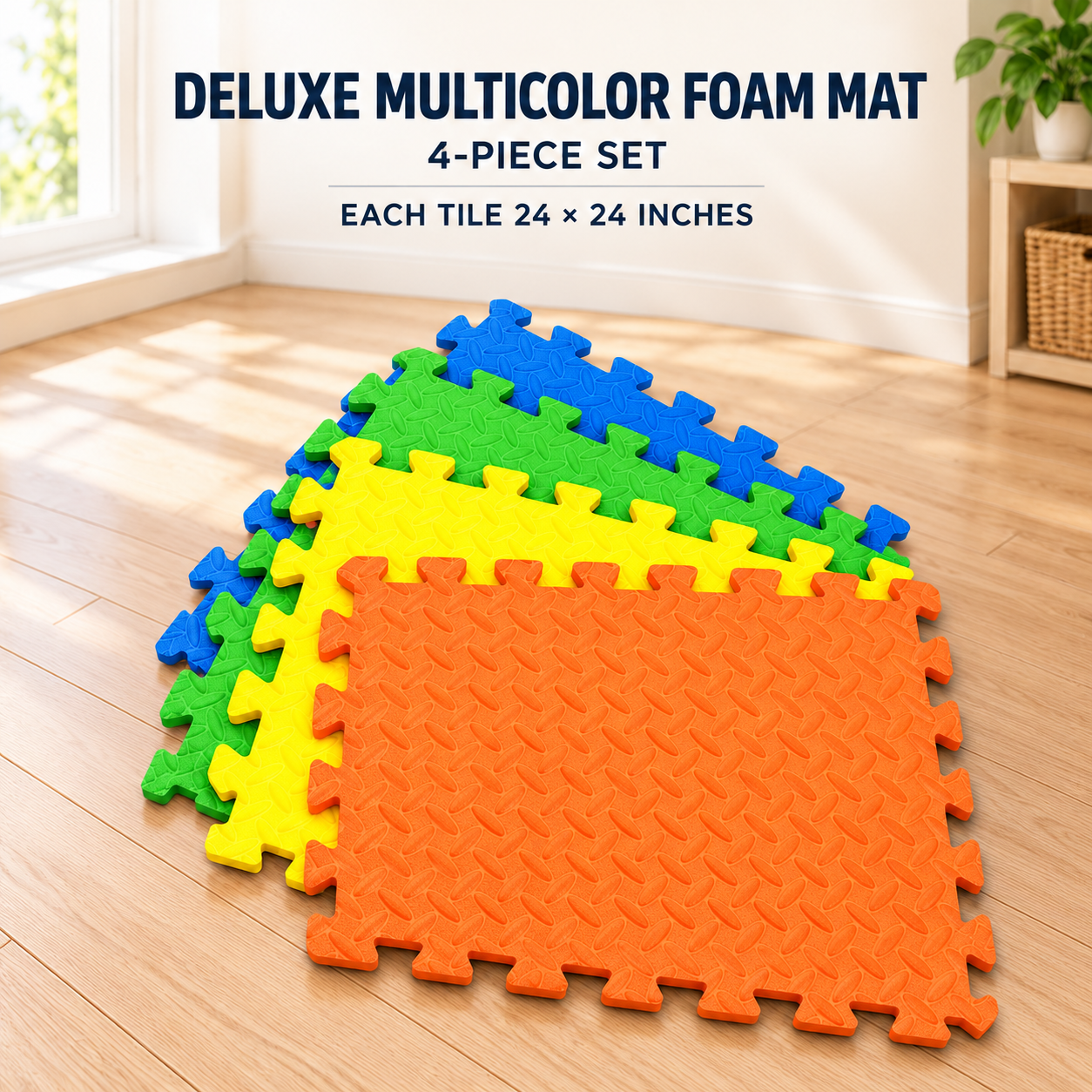 DELUXE MULTICOLOR FOAM MAT