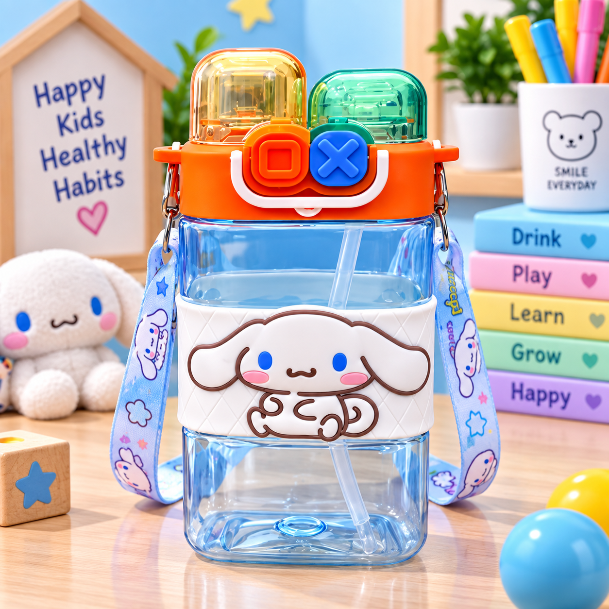 WATER BOTTEL DOUBLE APPLE 600ML
