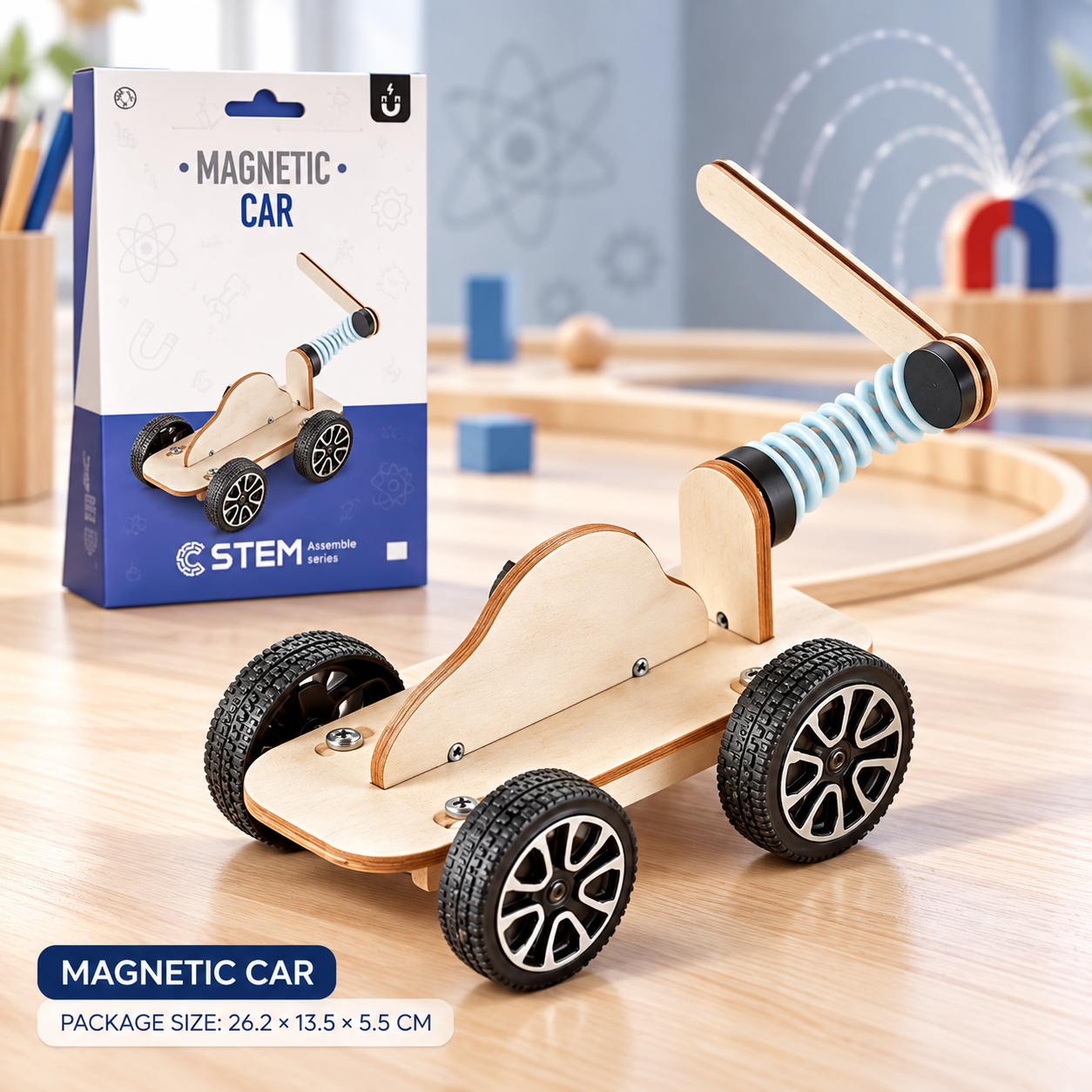 Magnetic Car STEM Toy
