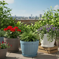 FLOWER POT 3 DIFFERENT COLOUR