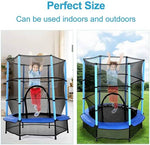 55” TRAMPOLINE WITH ALLOY SPRING    (bluecolour)