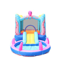 KIDS JUMPER SLIDE & POOL OCTOPUS D-12ft.6" W-6ft.6" H-6ft
