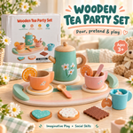 Wooden Tea Party Set