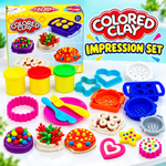 COLORED CLAY IMPRESSION & MOULDING SET