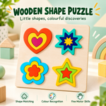 Wooden Shape Matching Puzzle