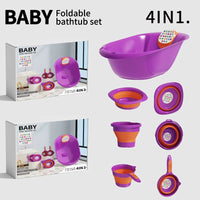 BABY BATH TUB SET 4 IN 1