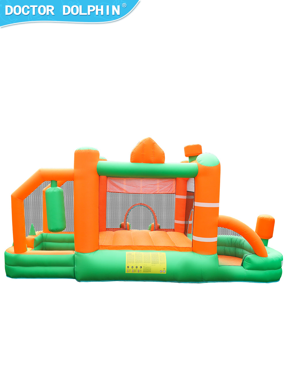 INF JUMPER SLIDE & POOL D-13ft.6" W-6ft.6" H-7ft.3"