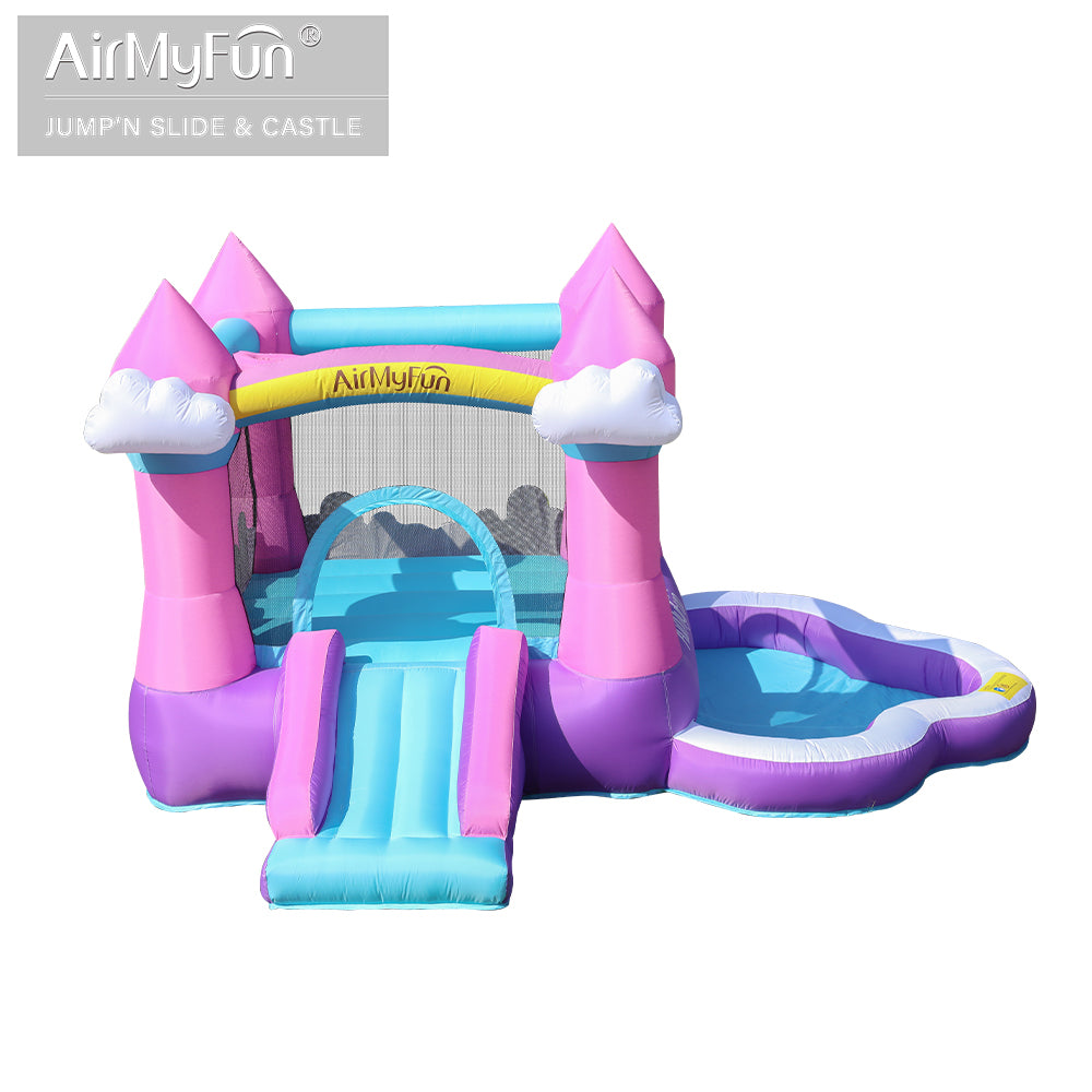 INF JUMPER SLIDE & POOL D-10ft.4" W-8ft.10" H-5ft.10"