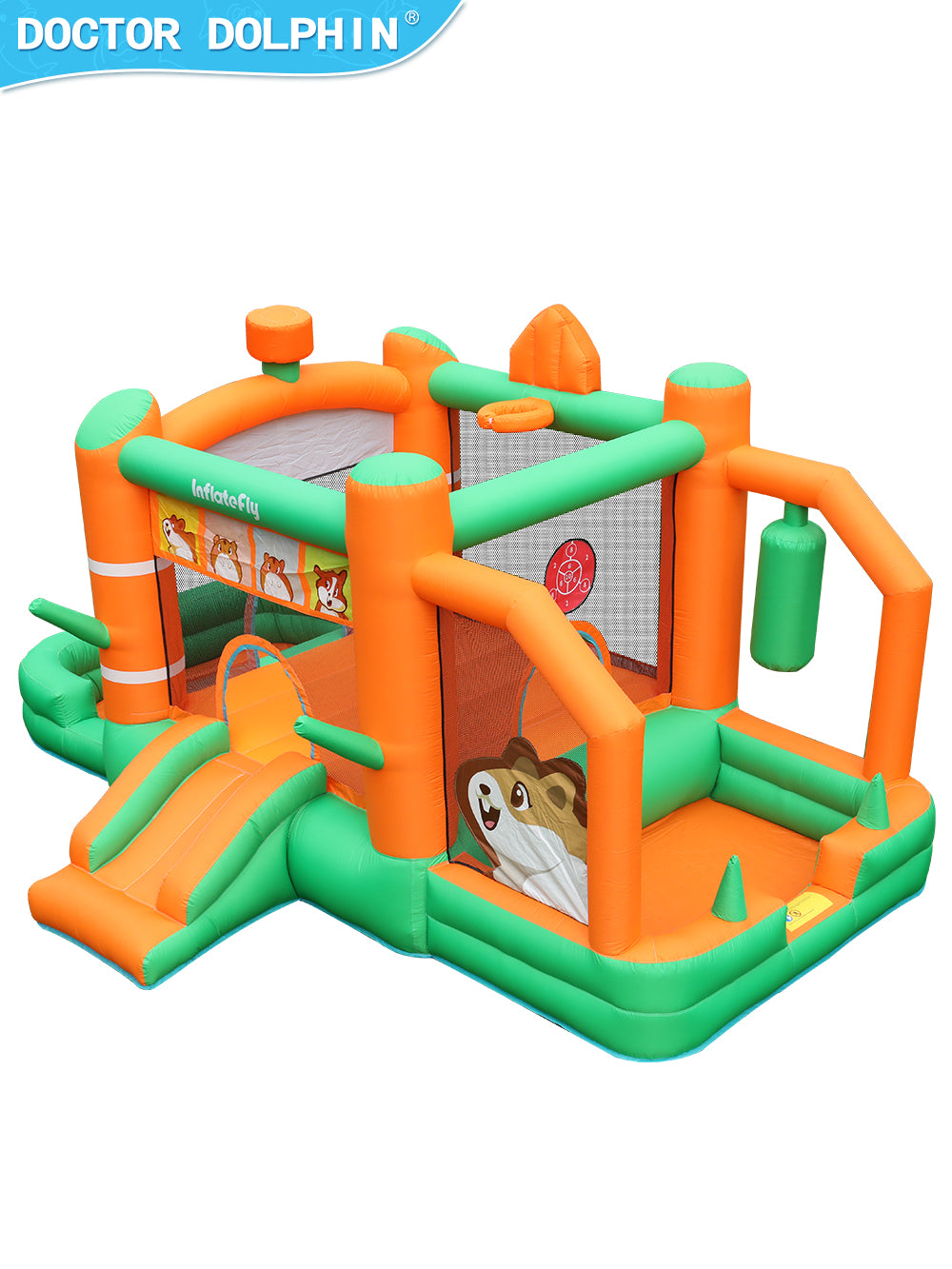 INF JUMPER SLIDE & POOL D-13ft.6" W-6ft.6" H-7ft.3"