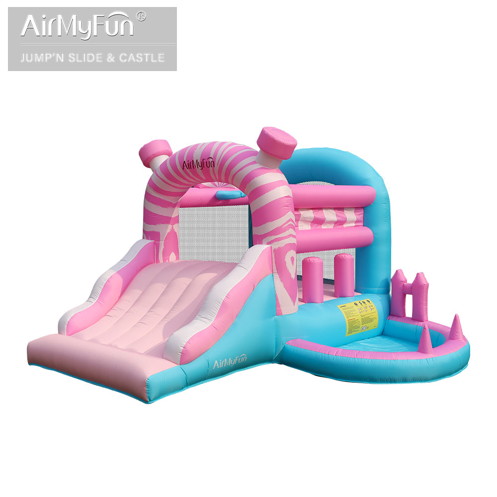 KIDS JUMPER SLIDE & POOL D-12ft W-11ft H-7ft.5"