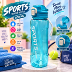 PLASTIC WATER BOTTEL 850ML SPORTS