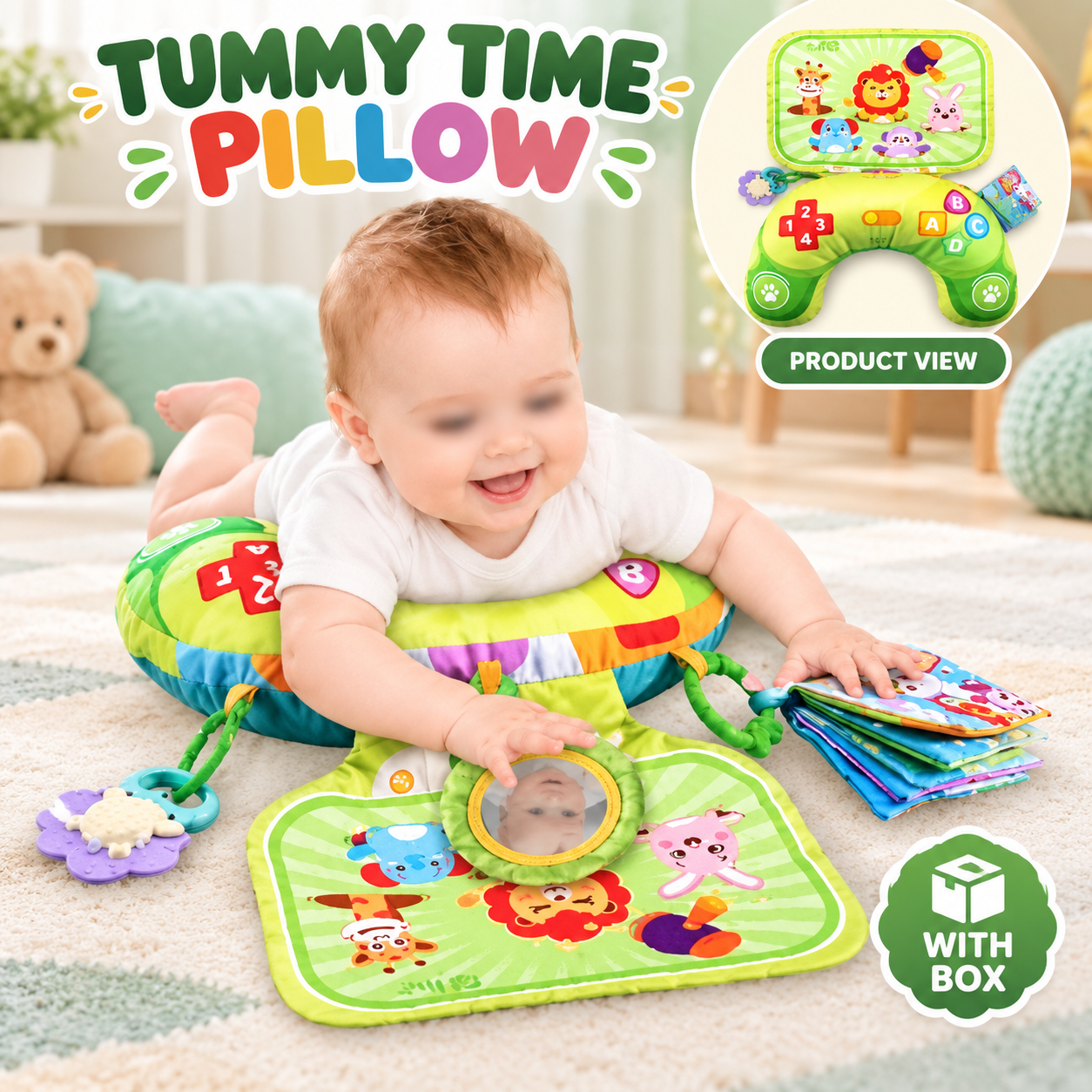TUMMY TIME ACTIVITY PLAYGYM WITH BOX