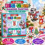 HOLIDAY BIG GEM DIAMOND PAINTING KIT