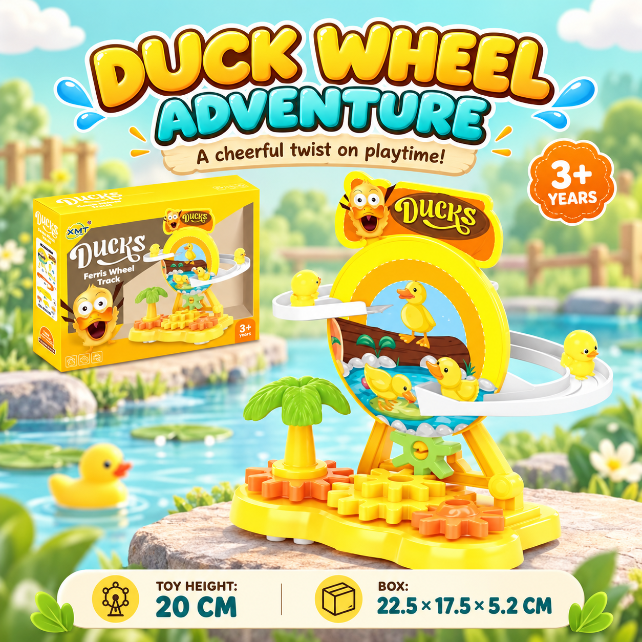 DUCK WHEEL ADVENTURE TRACK TOY