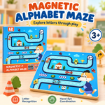 Wooden Magnetic Alphabet Maze