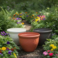 FLOWER POT BIG SIZE MIX COLOURS
