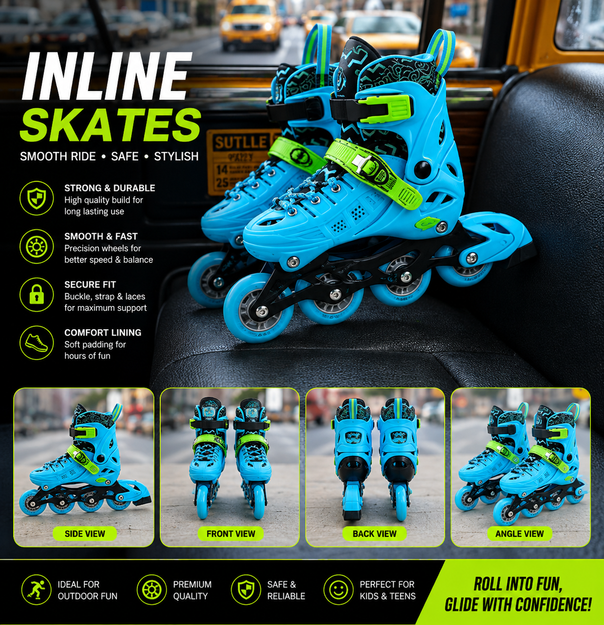 KIDS SKATE SHOES DLX