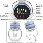 TOVVILD Wearable Breast Pump Hands Free - ELECTRIC