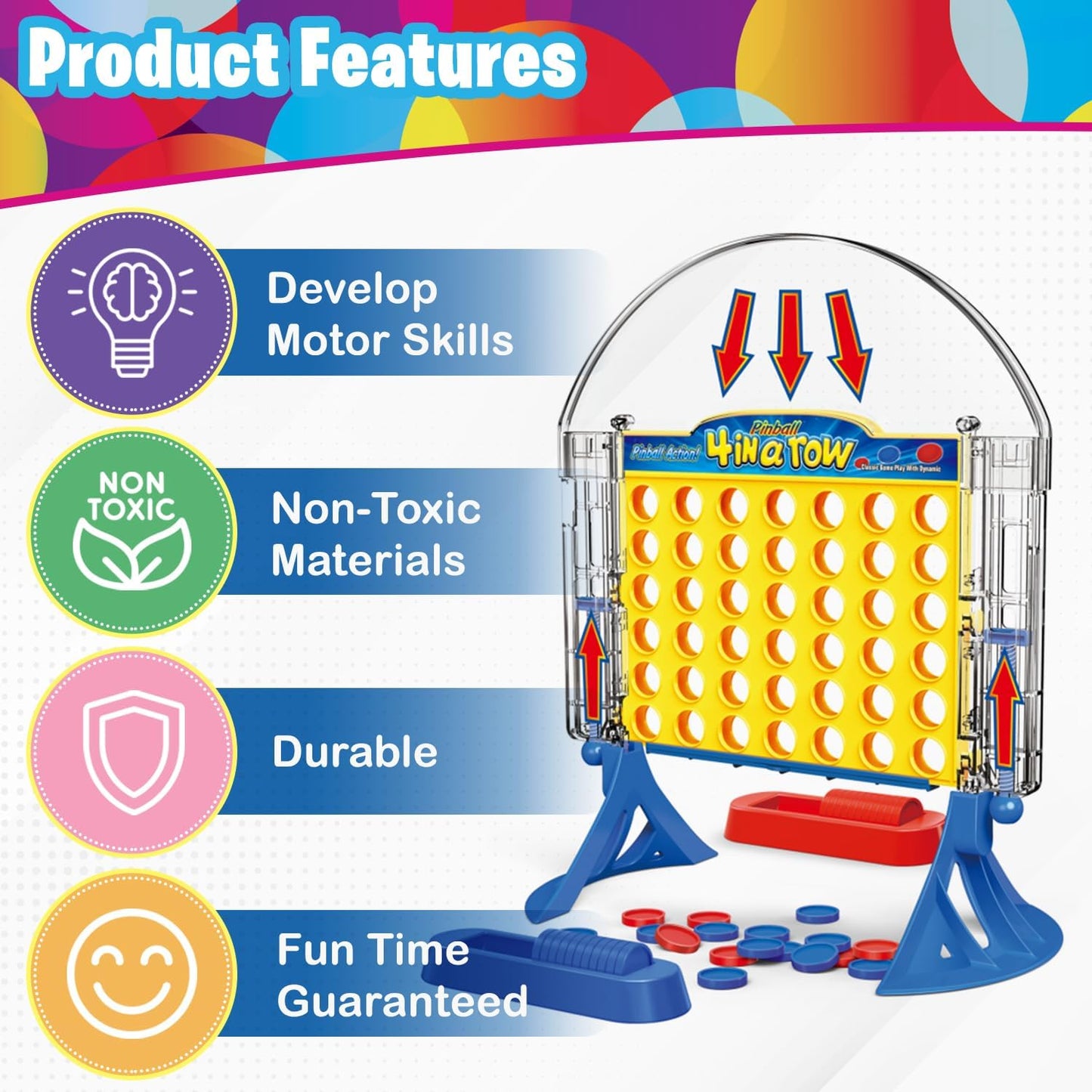 ROW GAME TOYS 4 IN 1