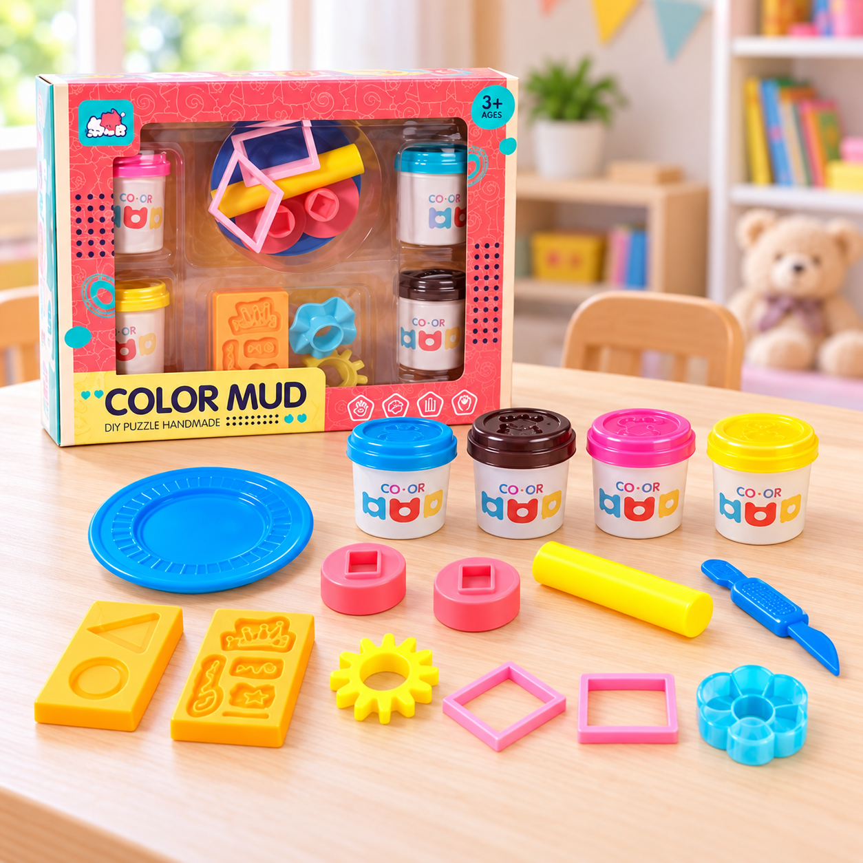Color Mud Play Set toy