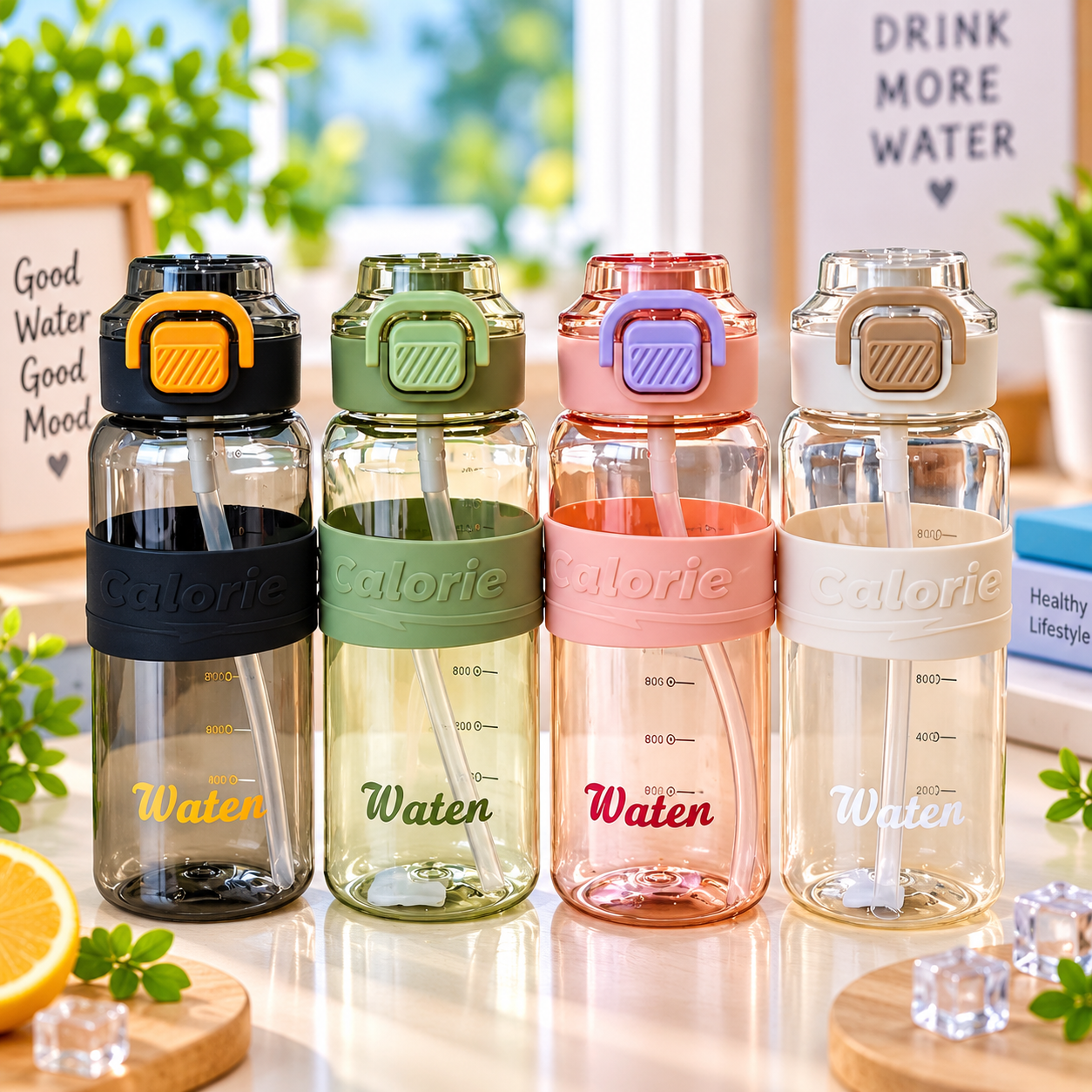 WATER BOTTEL PLASTIC 800ML