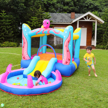 KIDS JUMPER SLIDE & POOL OCTOPUS D-12ft.6