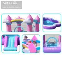 INF JUMPER SLIDE & POOL D-10ft.4" W-8ft.10" H-5ft.10"