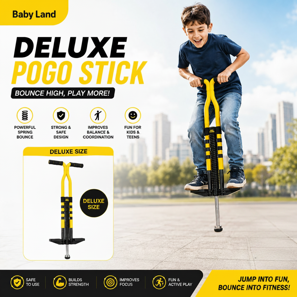KIDS JUMPING POGO STICK DLX