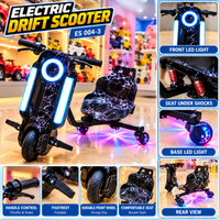 ELECTRIC DRIFT SCOOTER WITH LED LIGHTS