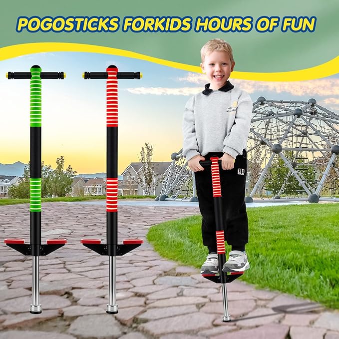 KIDS JUMPING POGO STICK