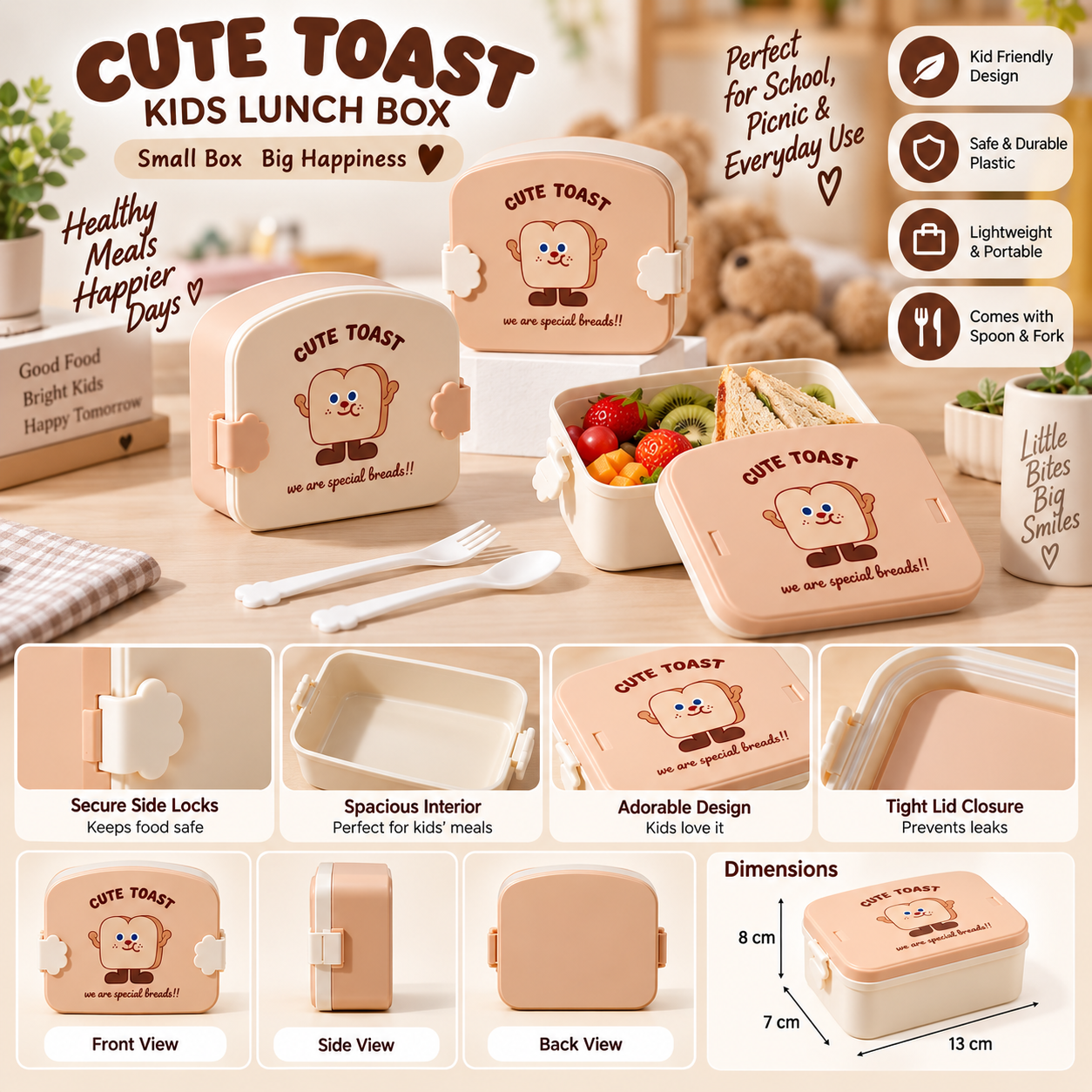 KIDS LUNCH BOX HAPPY TOAST