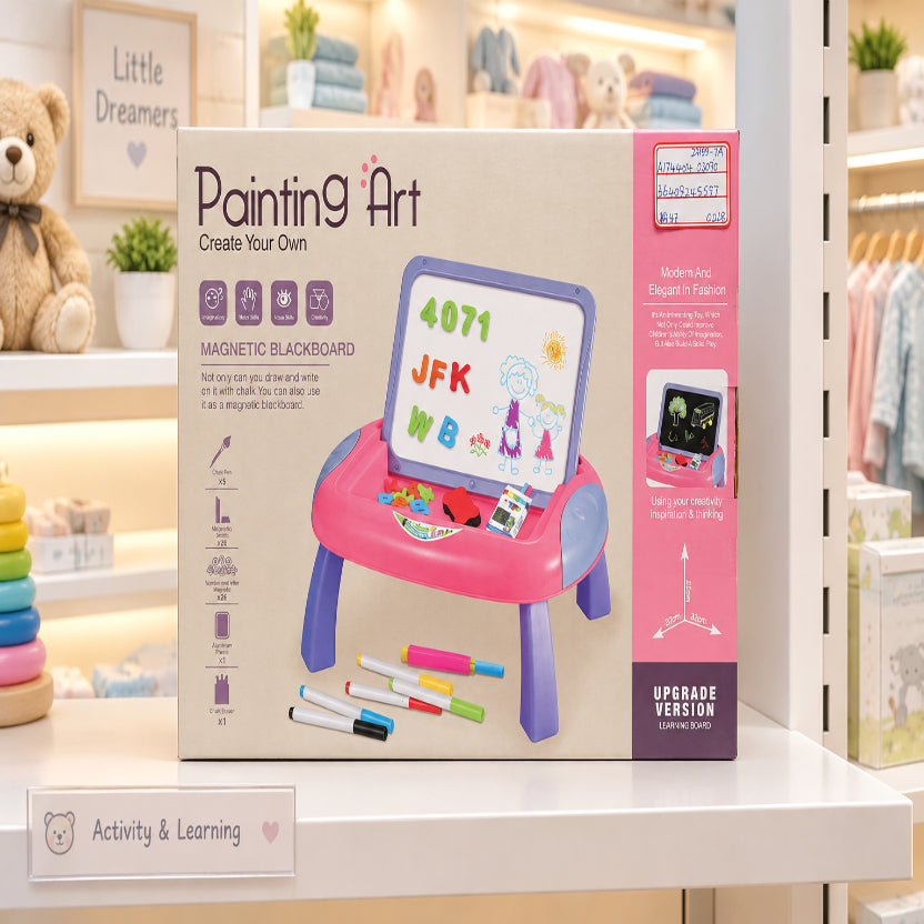 EDUCATIONAL AND WRITING TOY 2IN1 PAINT ART