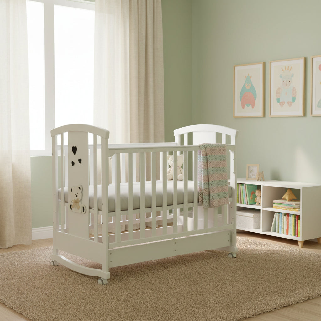 BABY COT WITH DRAW