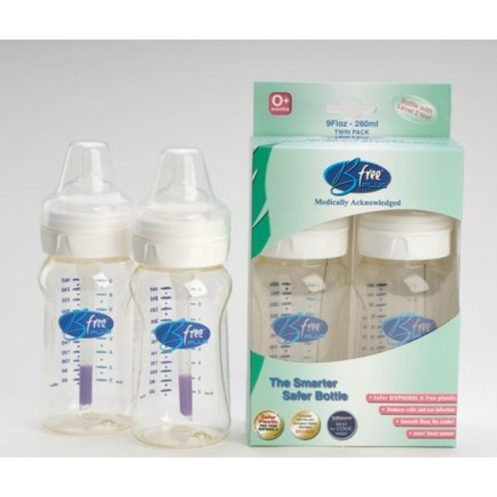 BABY FEEDER BOTTLE TWIN PACK 260ML